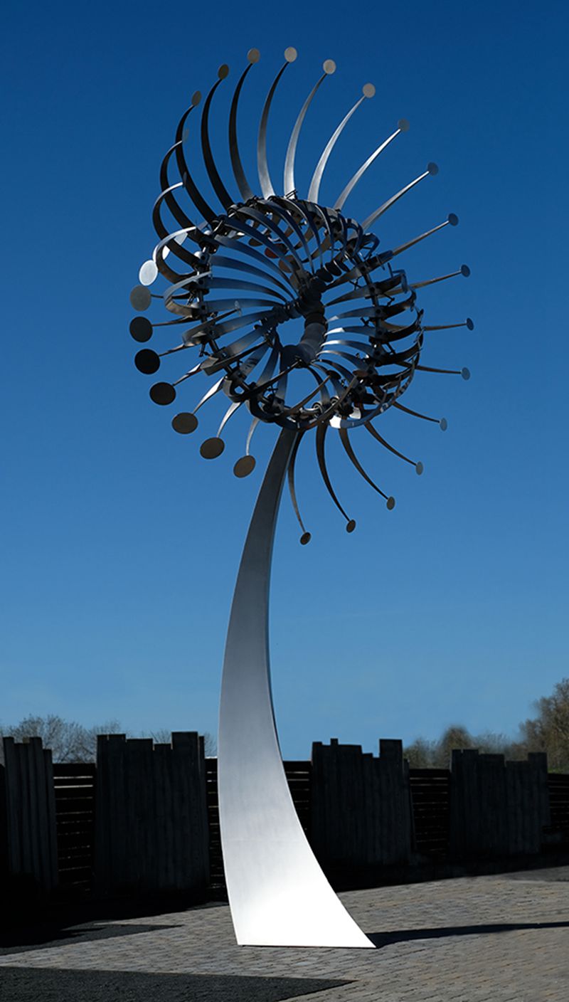 Popular Large Wind Sculptures for Sale CSS339 Outdoor artwork metal abstract