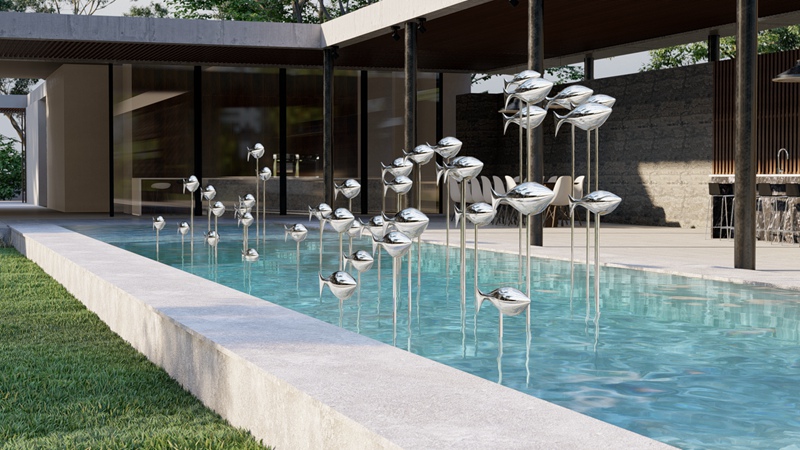 stainless steel fish sculpture for sale (3)