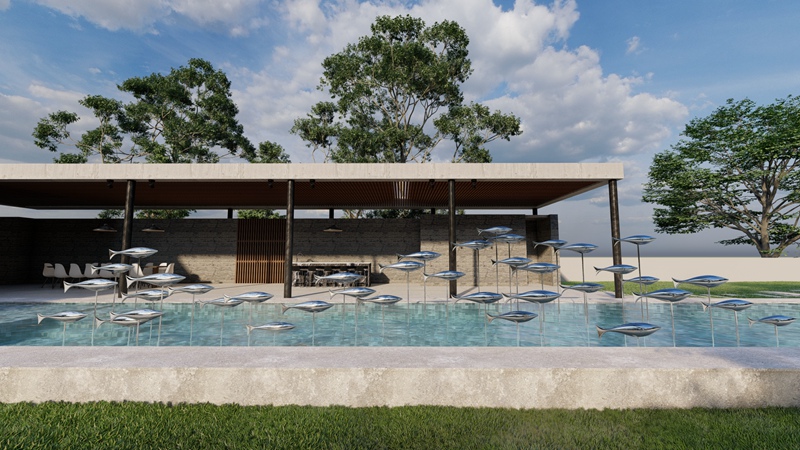 stainless steel fish sculpture for sale (5)