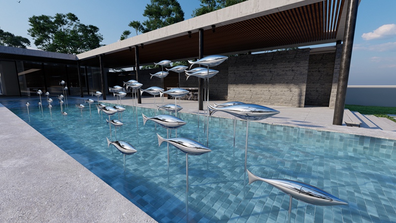 stainless steel fish sculpture for sale (8)