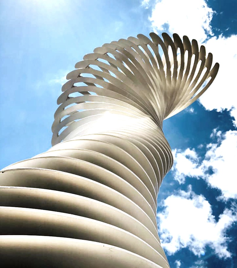 stainless steel wing sculpture (5)