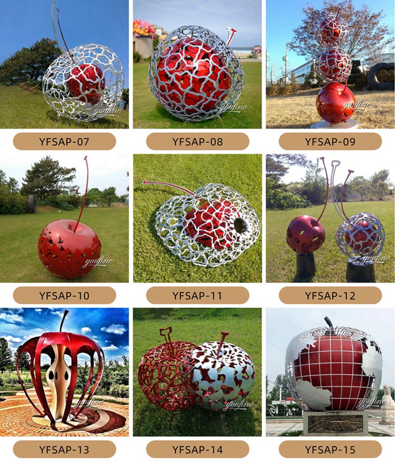 red cherry sculpture (3)