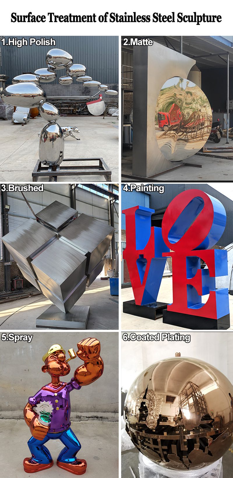 stainless steel ball sculpture for outdoor (3)