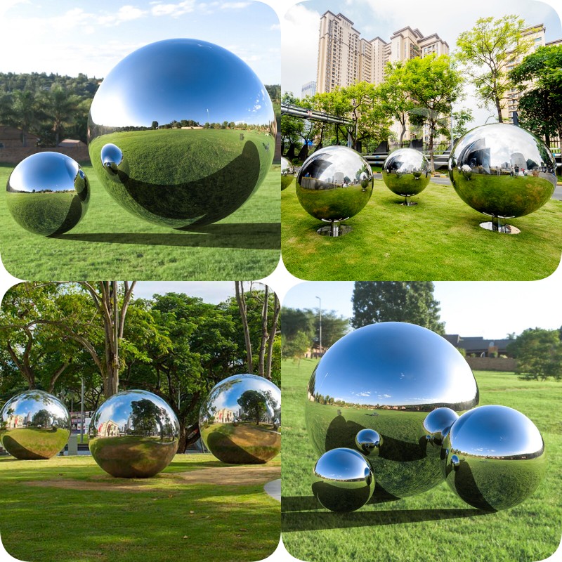 stainless steel ball sculpture for outdoor (4)