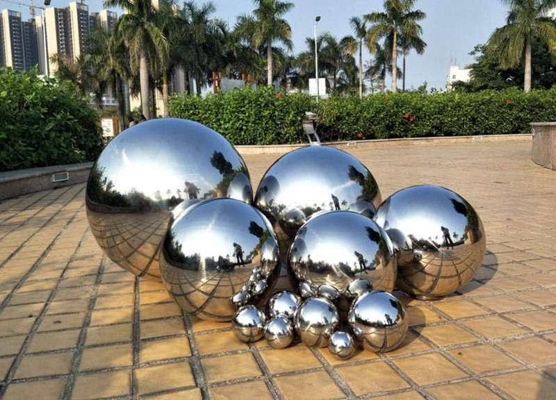 stainless steel ball sculpture for outdoor (6)