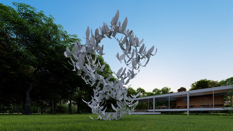 stainless steel sculpture (1)
