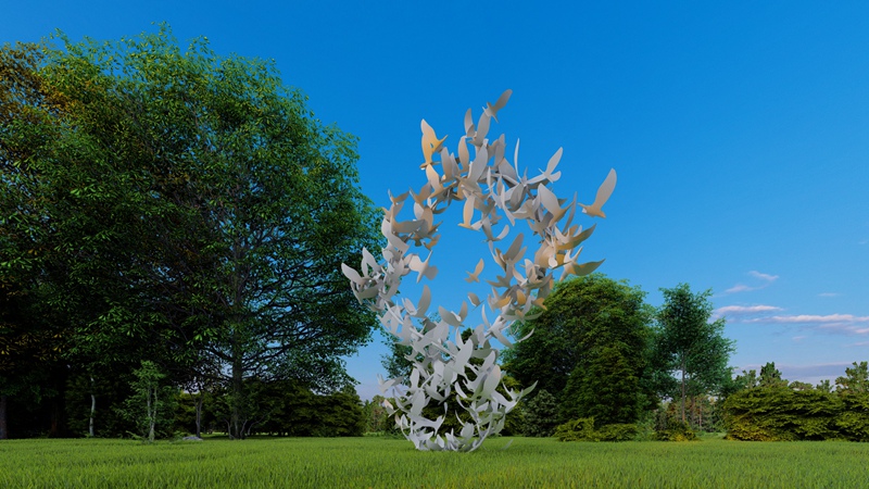 stainless steel sculpture (3)