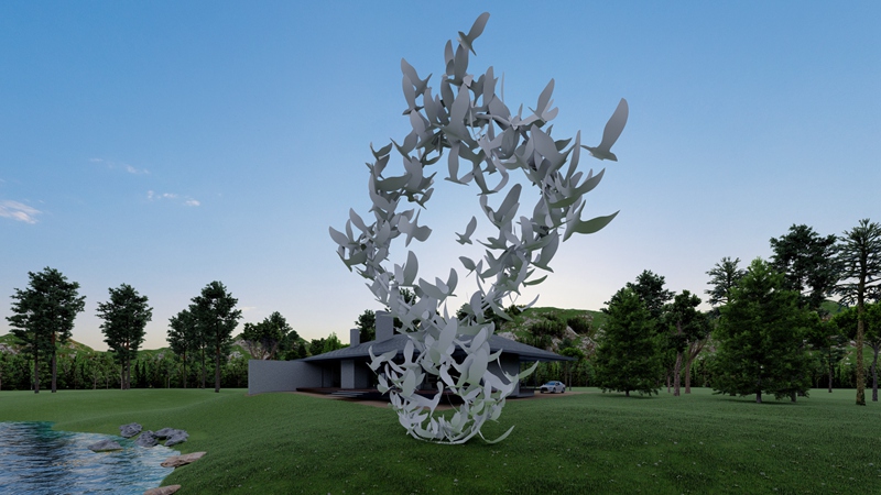 stainless steel sculpture (8)