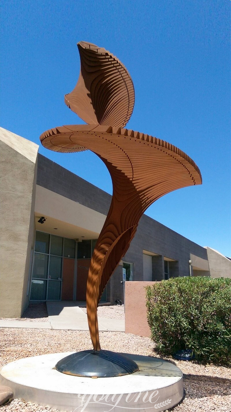 Garden Abstract Art Decor Metal Stainless Steel Sculpture