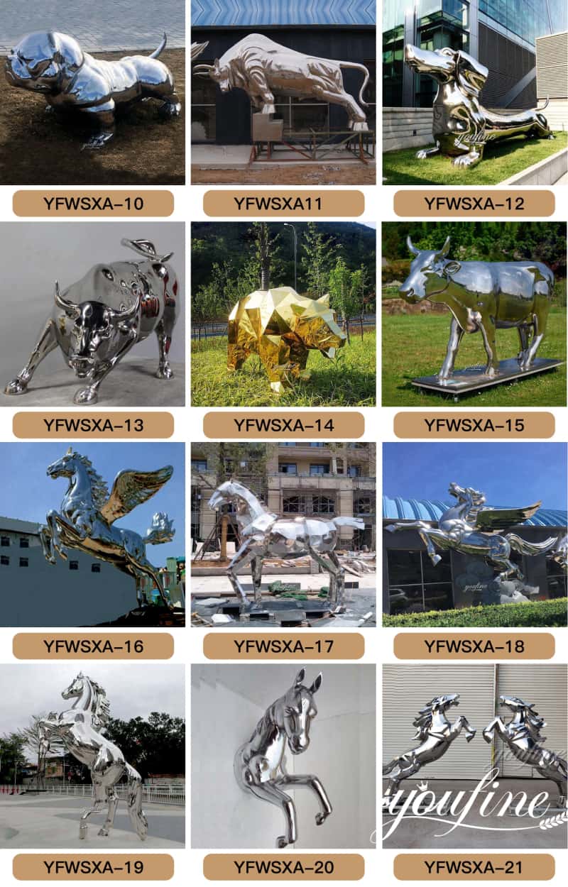 Metal-Bull-Sculpture-Modern-Abstract-Art-Decor-Factory-Supply