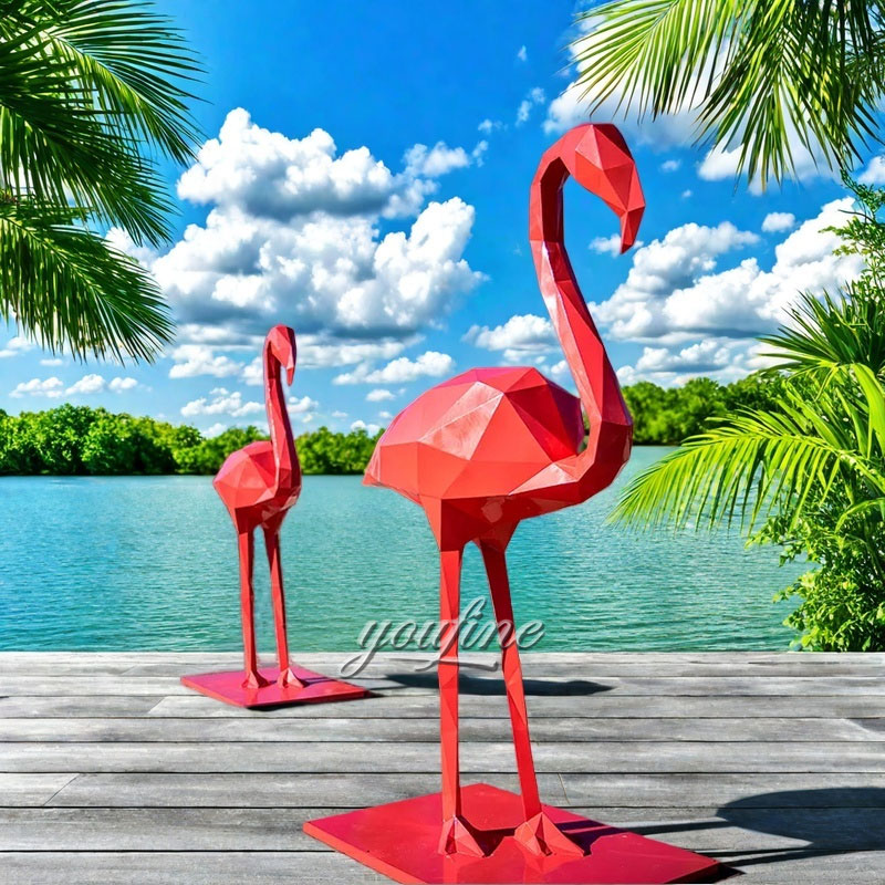  Outdoor Flamingo Statue
