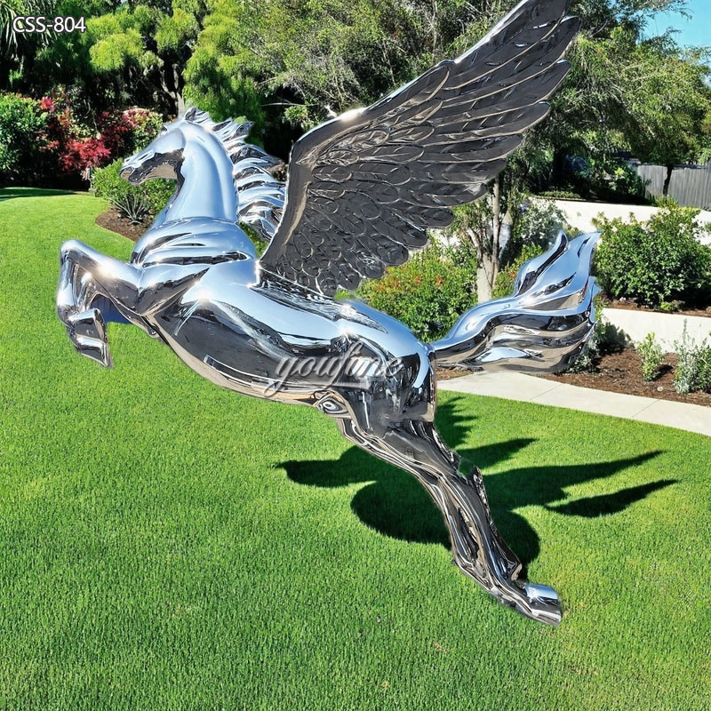 Outdoor Pegasus Statue